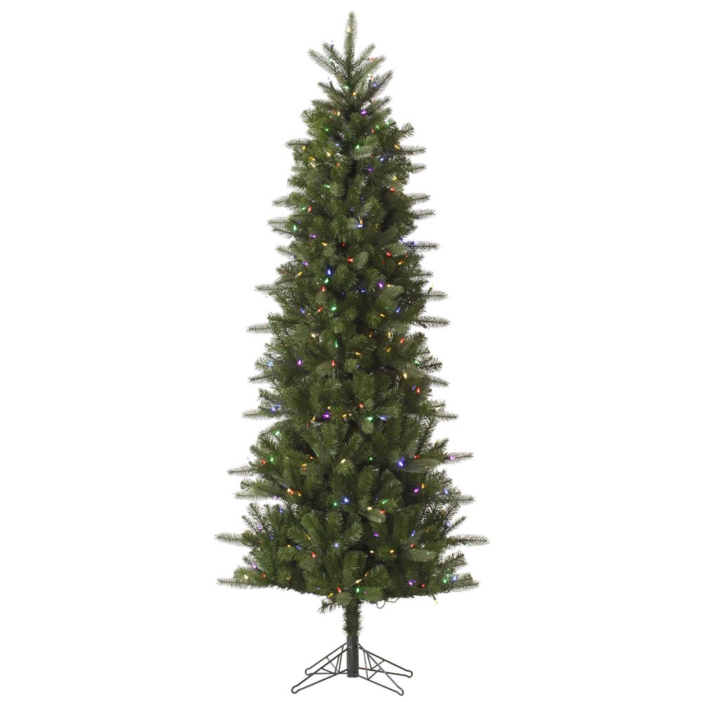 9 foot carolina pencil spruce christmas tree multi color 9 foot carolina pencil spruce christmas tree multi color