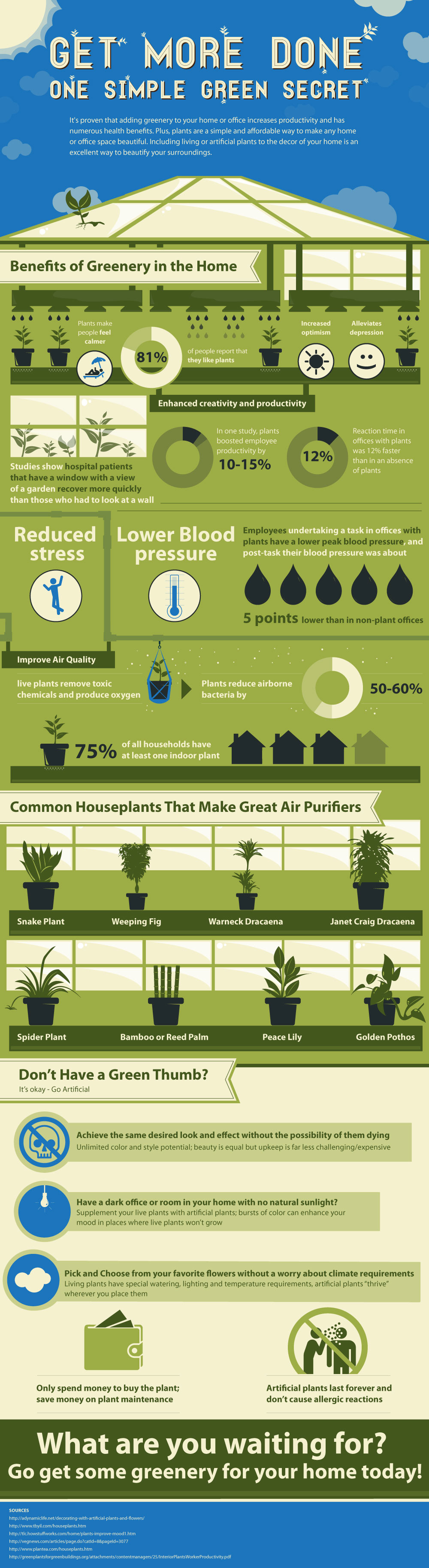 Plants in the Home - Artificial Plants & Trees