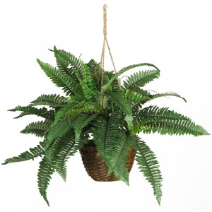 Soften Your Space with Artificial Hanging Plants