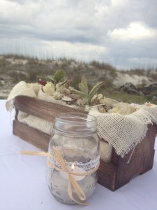 Beach Wedding Centerpieces on a Budget