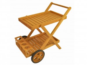 Gardening on the Go – Repurpose a Serving Cart