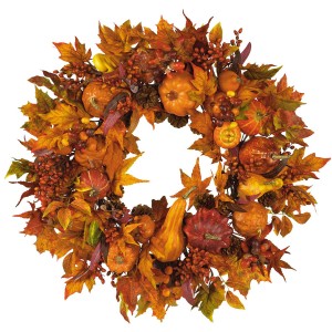 28-Inch Harvest Wreath