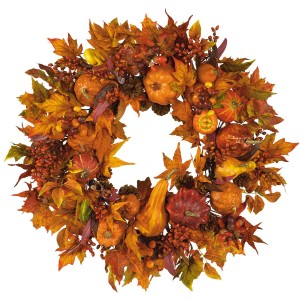 28-Inch Harvest Wreath