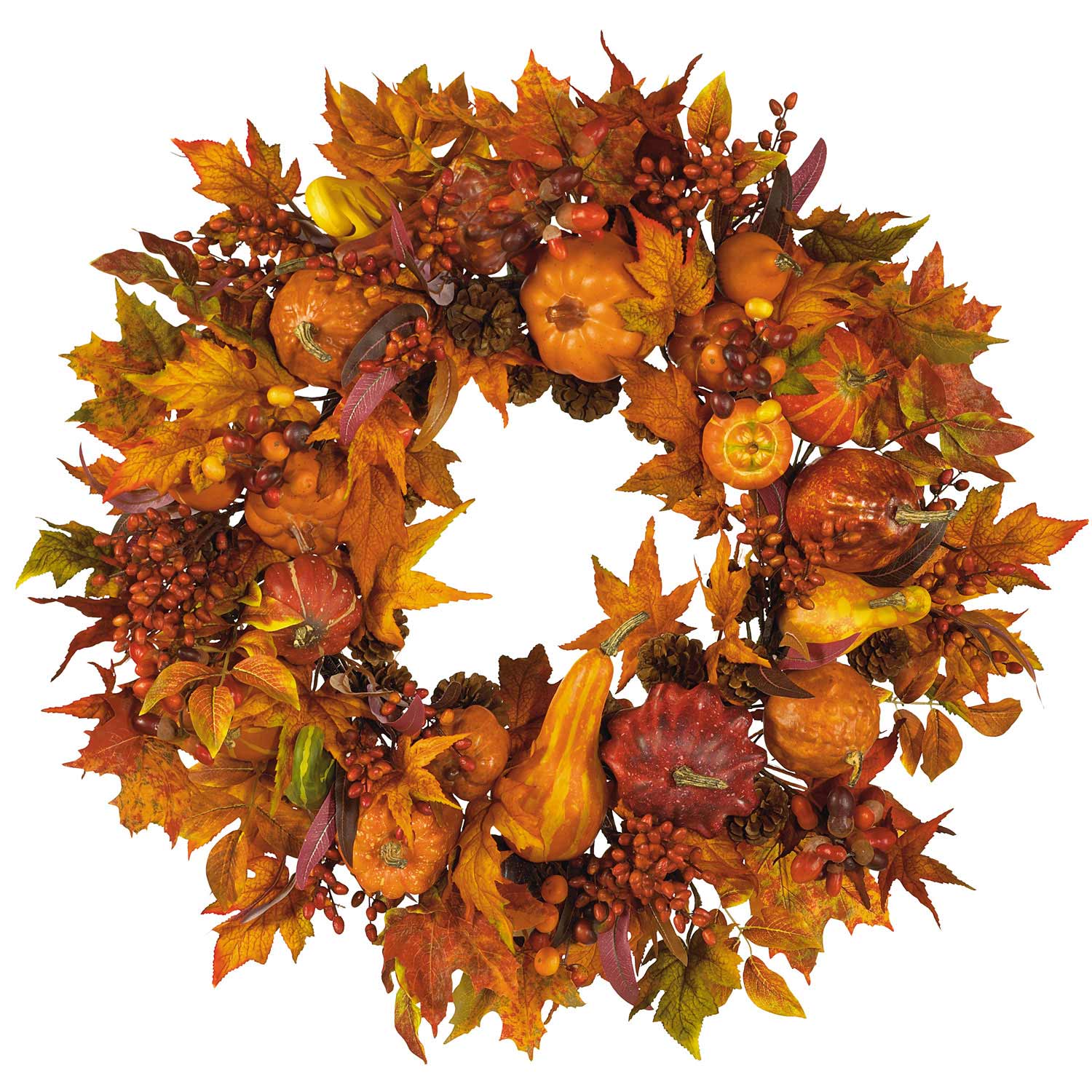 28-Inch Harvest Wreath