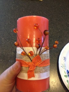 DIY Fall Candle