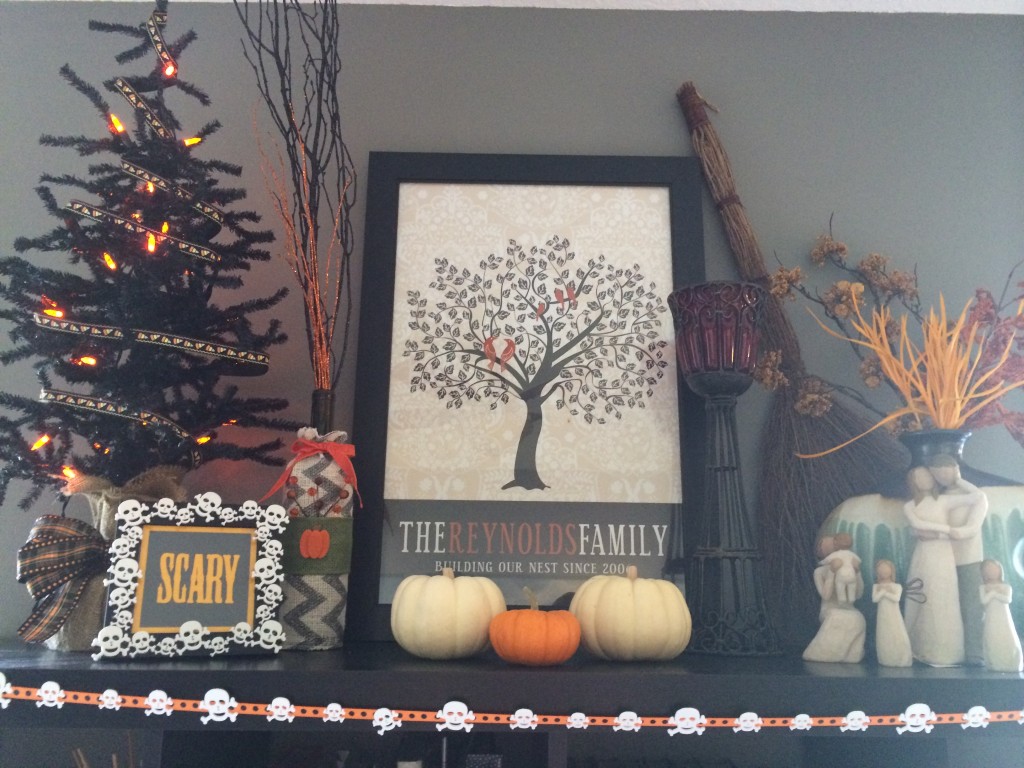 Halloween Mantle