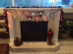 Halloween Mantle Decorations On A Budget