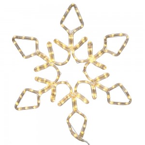 Rope Light Snowflake