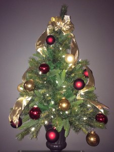 Red and Gold Christmas Tree Decorations