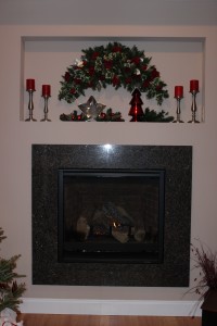 Modern Mantle Alternatives with Christmas Swags