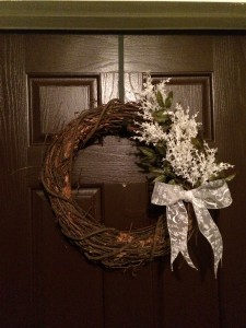 January Wreath DIY