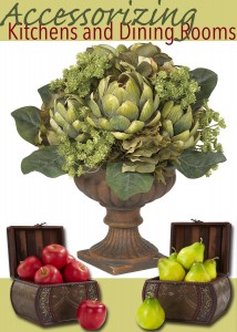 Accessorizing with Artificial Artichokes and Fruit