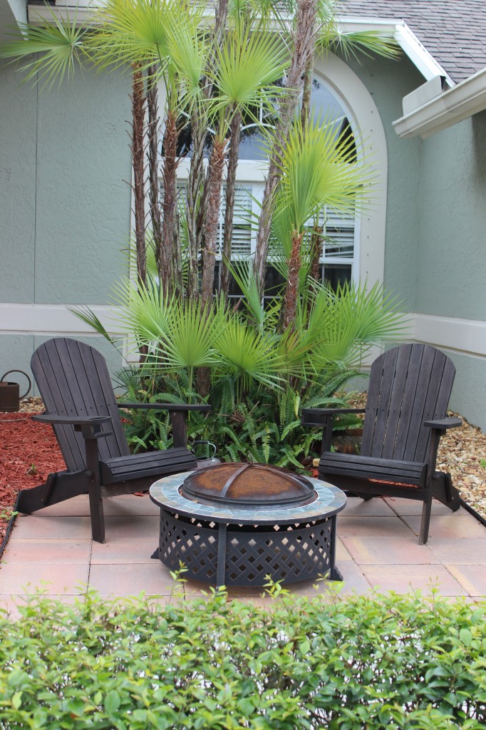 Create a Seating Area with Adirondack Chairs and a Fire Pit