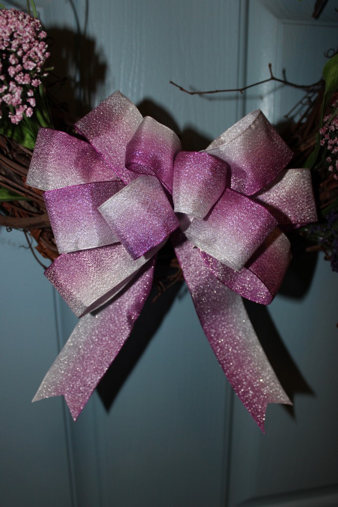 February Wreath Bow