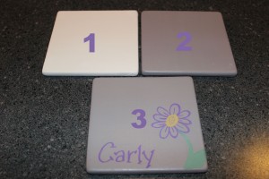 DIY: Chalkboard Coasters