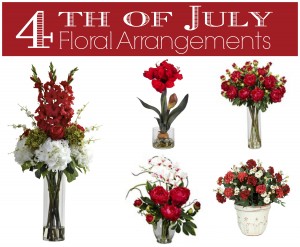 4th of July Floral Arrangements