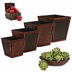 Planters and Artificial Fruit