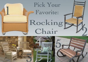 Pick Your Favorite: Outdoor Rocking Chair