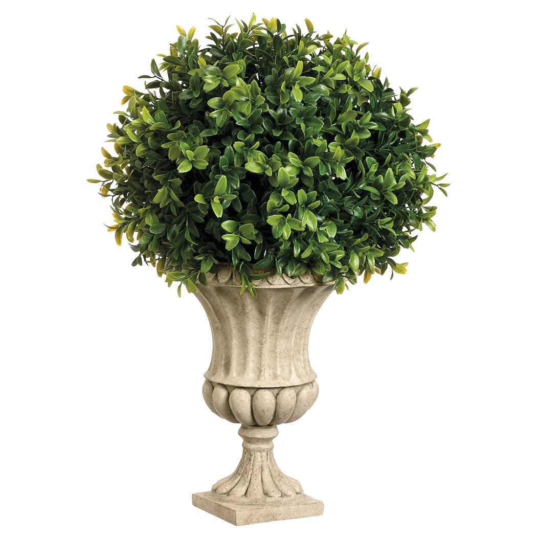 Artificial Ball Topiary in Urn