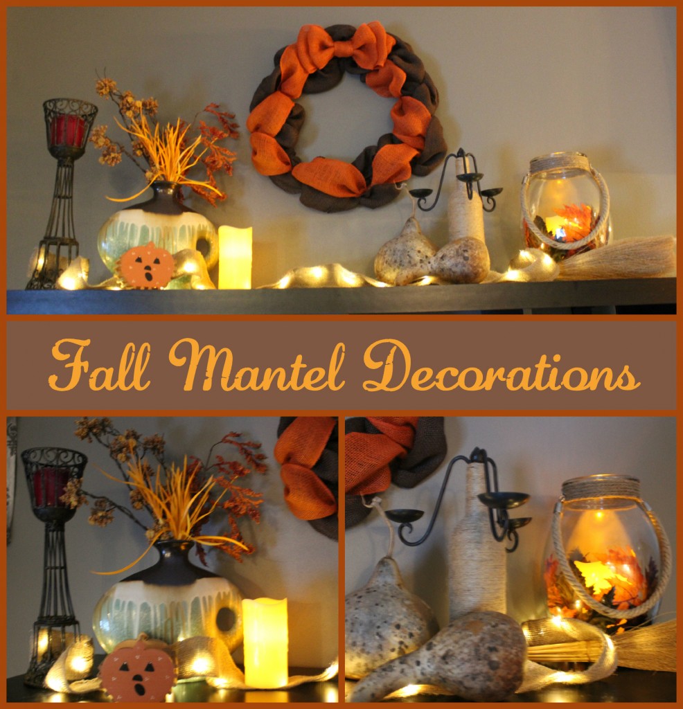 Fall Mantel Decorations