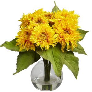 Decorating with Artificial Sunflowers for Fall