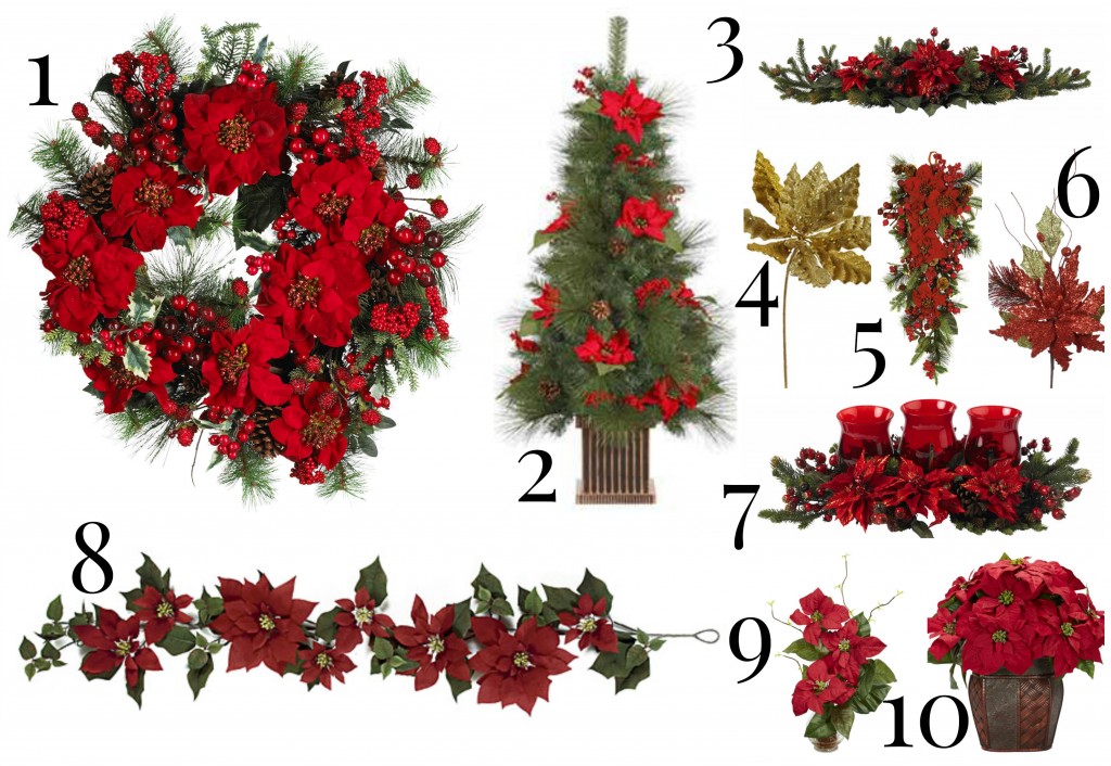 Poinsettia Decorations