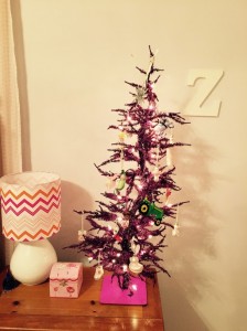 Girly Christmas Decorations for a Child’s Bedroom