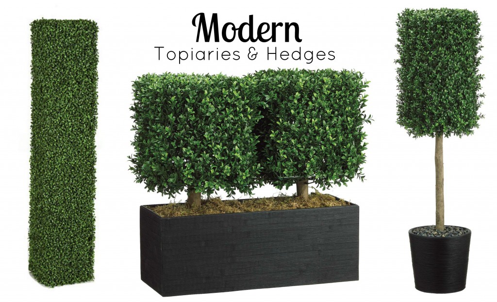 Modern Topiaries & Hedges