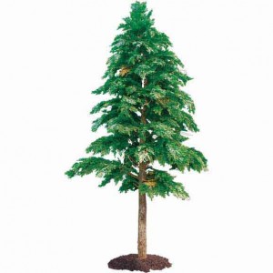 Artificial Cedar Tree Outdoors