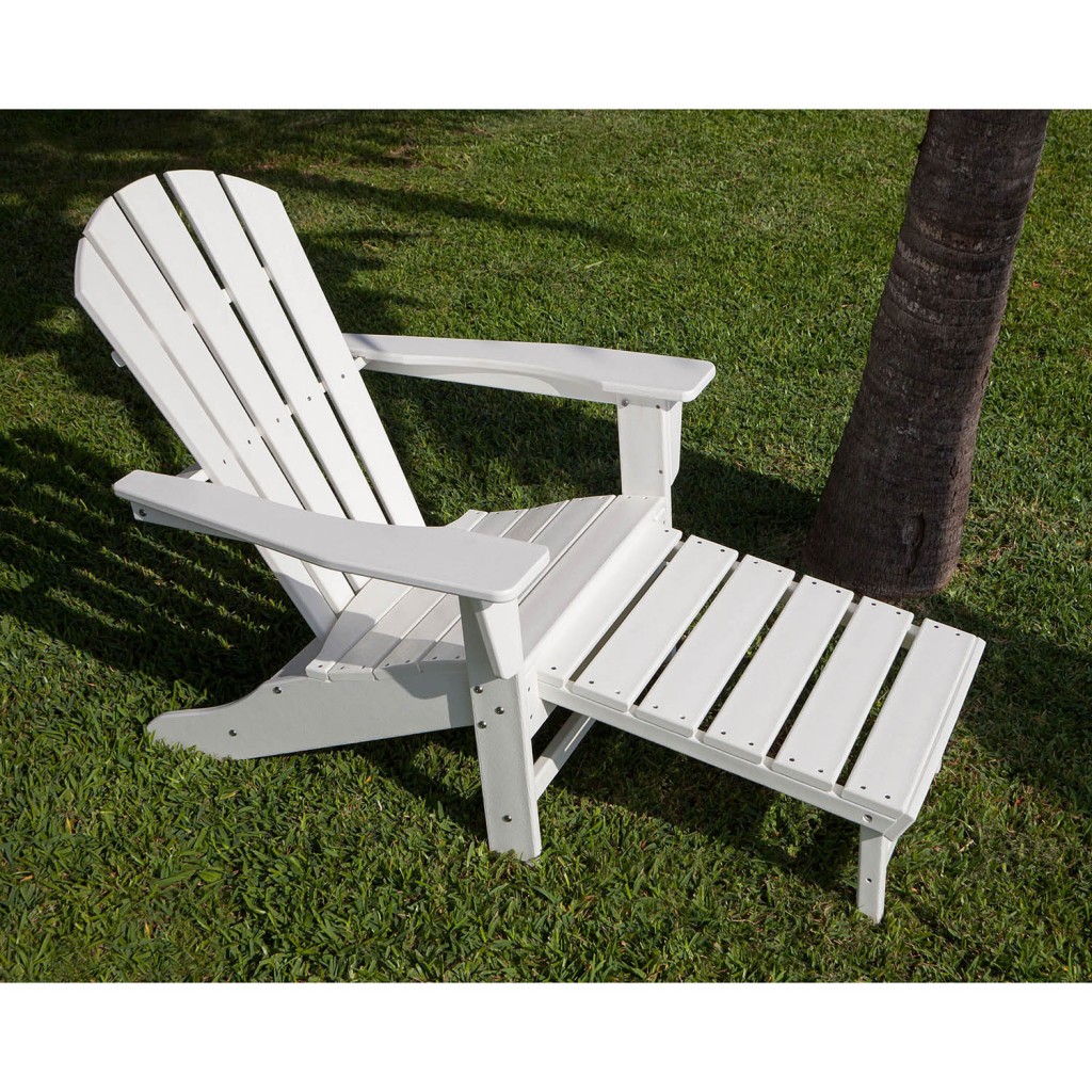 Adirondack Chair with Hideaway Ottoman