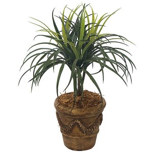 22-Inch Artificial Outdoor Liriope Tree