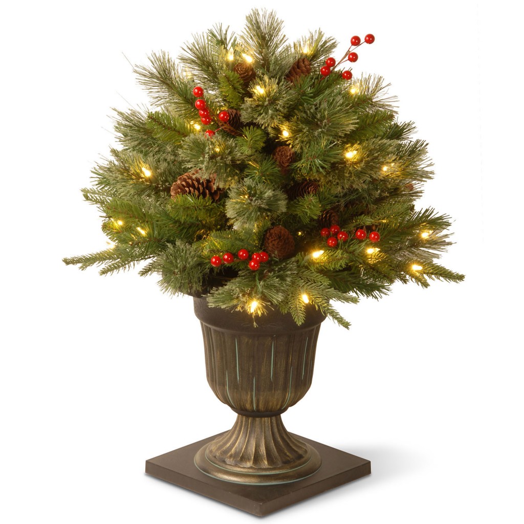 10 places to display the christmas entryway bush