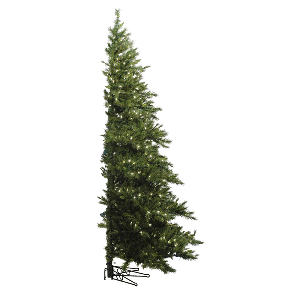 Christmas tree with flat back discount