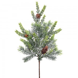 18-Inch Frosted Hemlock and Angel Pine Spray