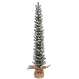 4-foot Frosted Narrow Slim Pine Tree