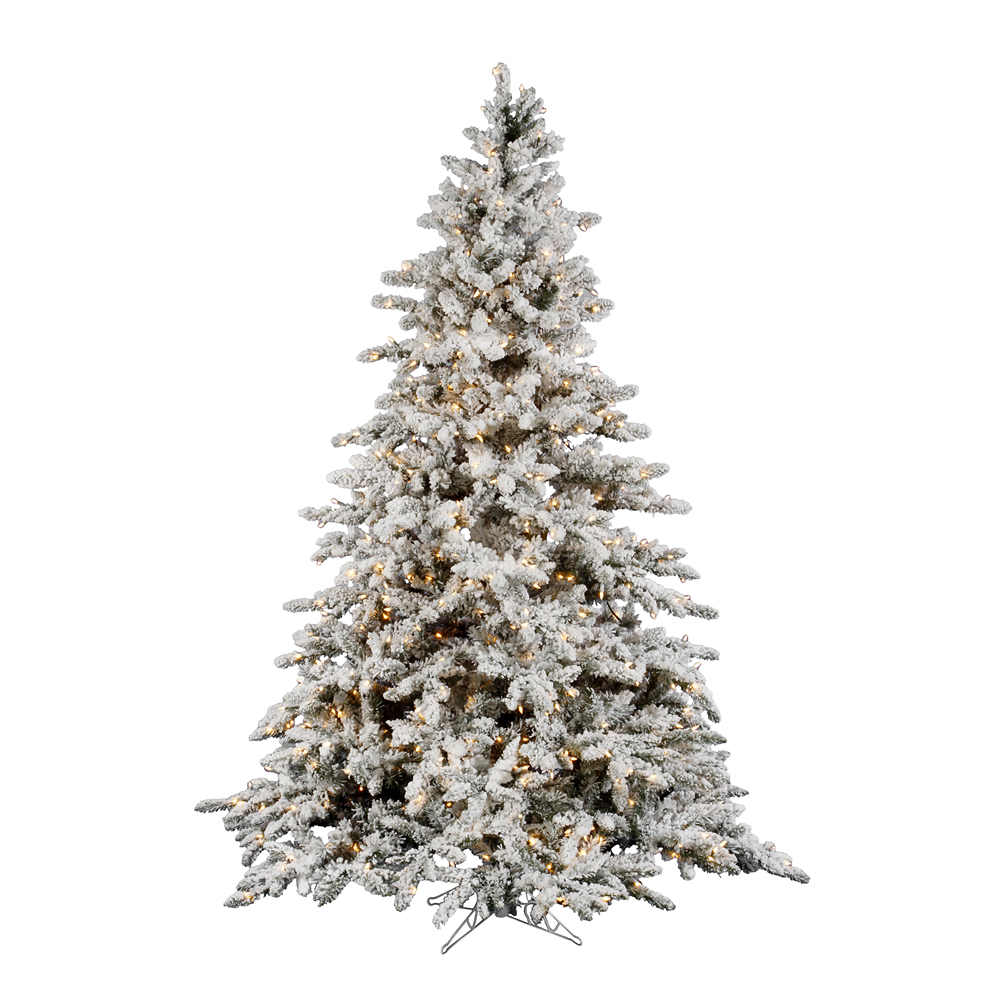 Flocked Utica Fir Christmas Tree