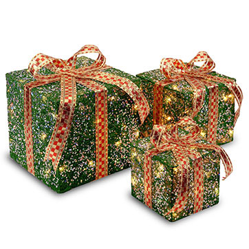 Green Sisal Gift Boxes