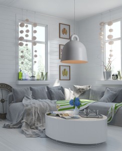 Winter White Ceiling Lamps