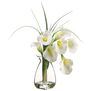 Real Touch Calla Lily Floral Arrangement