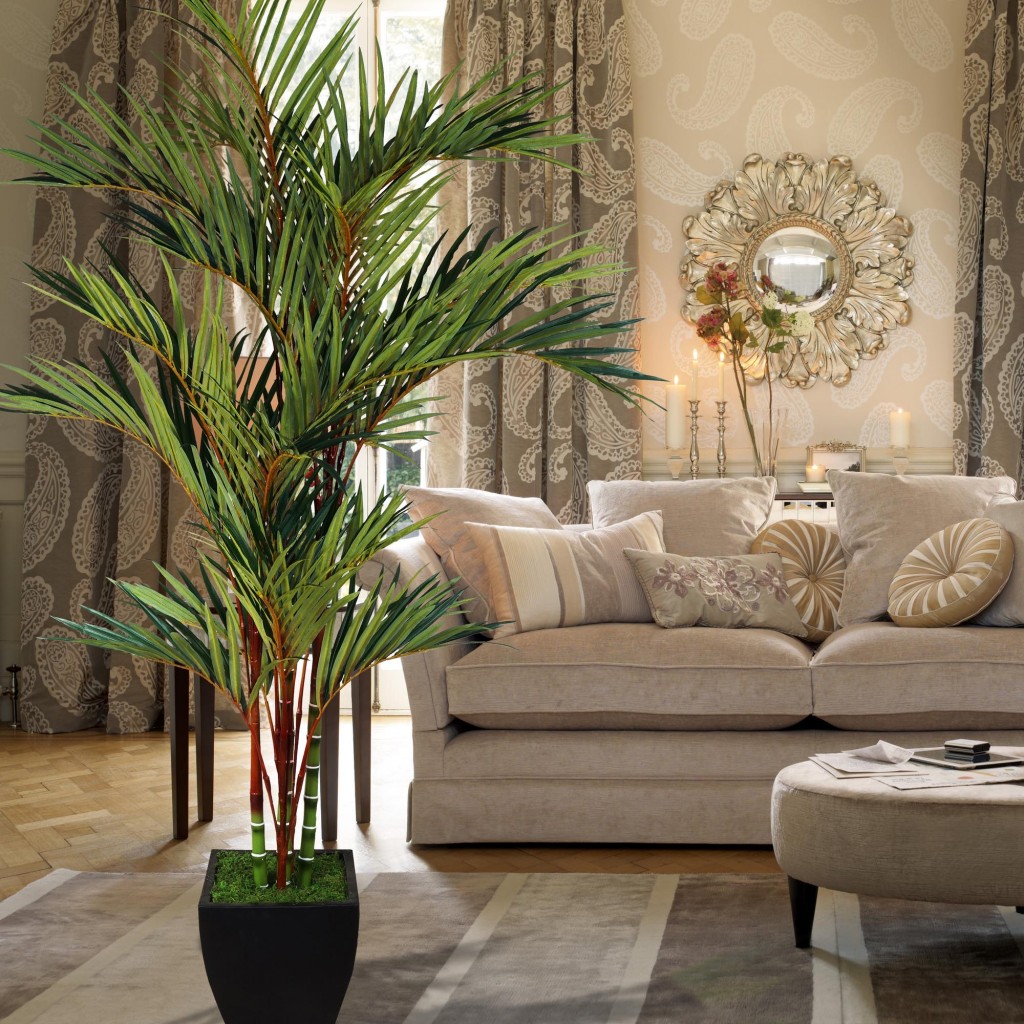 Artificial Palm Tree, Faux Plants for Home Decor Indoor, Fake Plants Tall  for Office, Artificial Palm Plant & Large Plants for Living Room Decor, Faux  Plants Indoor Artificial Tropical Plants - 6