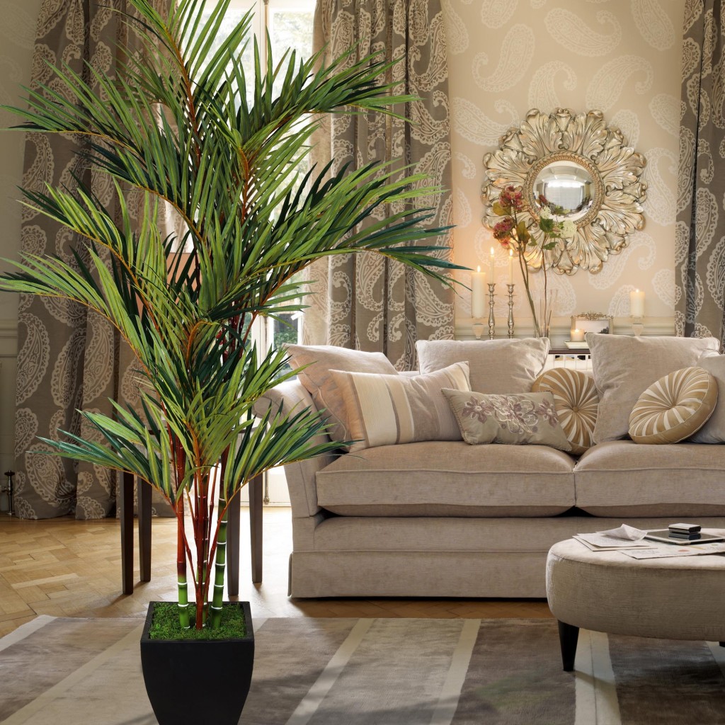 Decorating with Artificial Palms and Branches