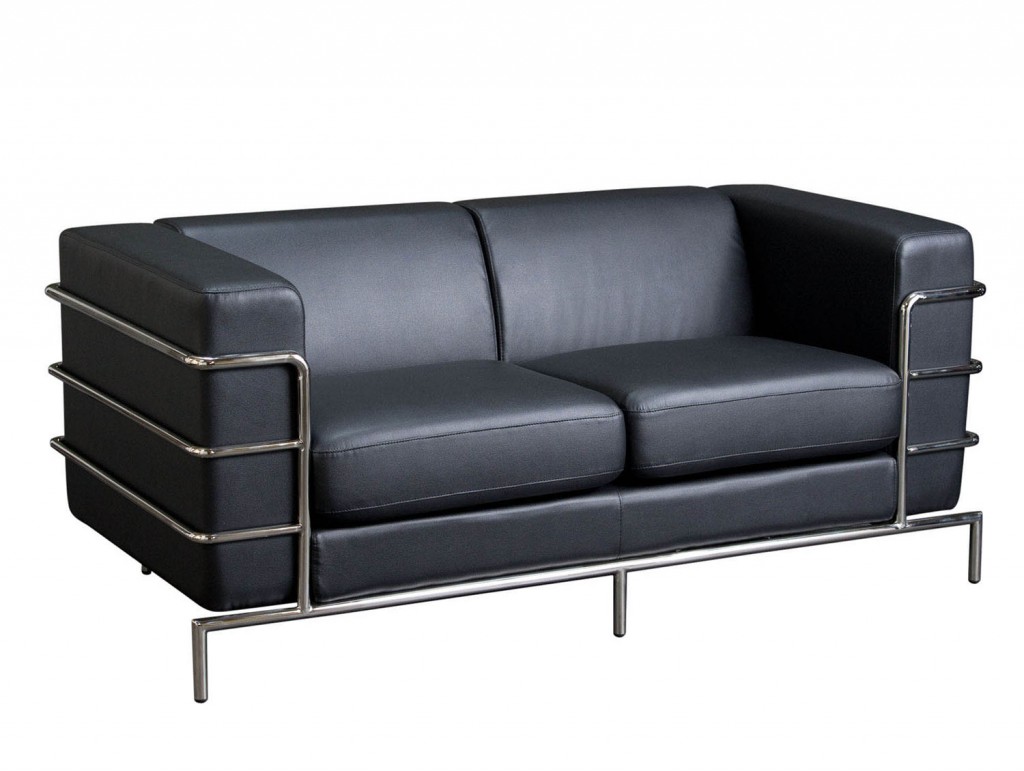 Black Leather Sofa