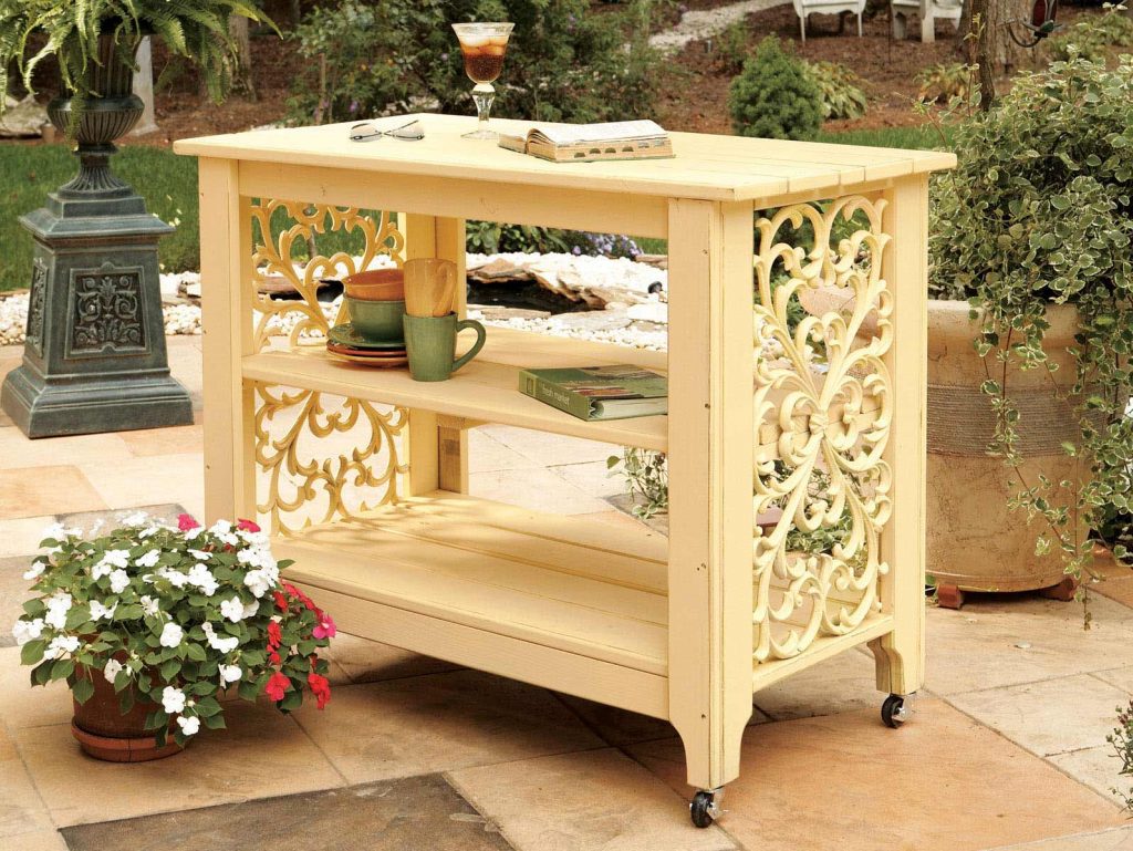 Outdoor Serving Cart