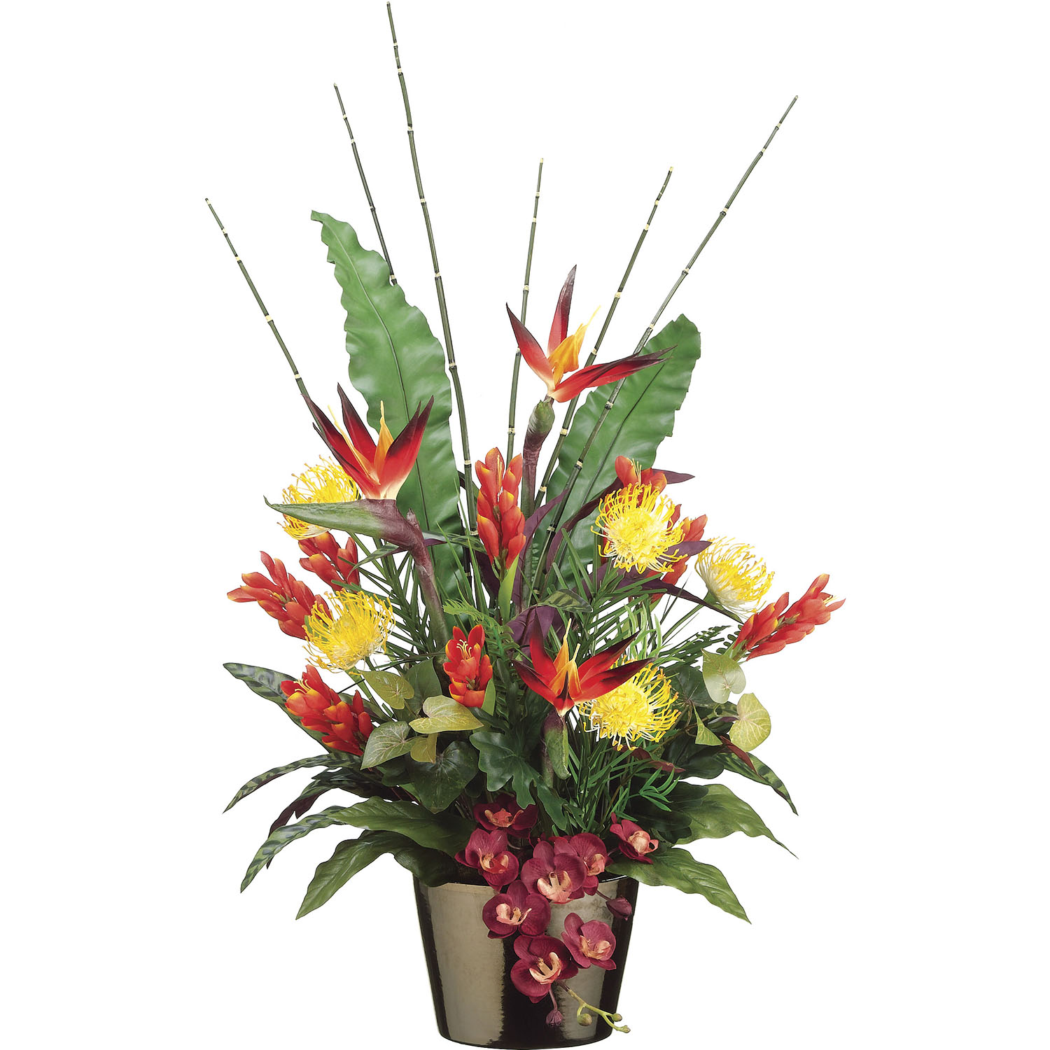 Mixed Tropical Flower Arrangement