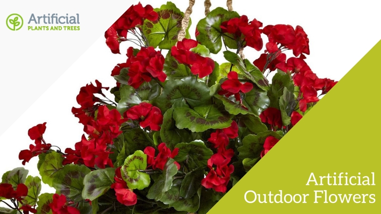 artificial outdoor flowers