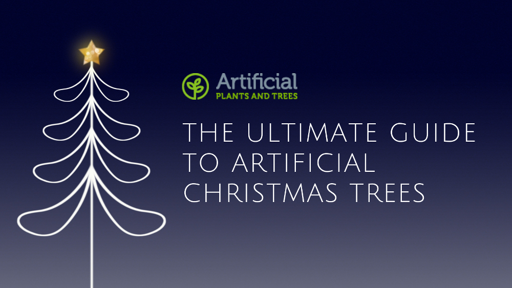 artificial christmas trees 