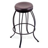 Georgian 25 inch Swivel Counter Stool With Wood Seat