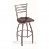30 inch 410 Jackie Swivel Bar Stool With Wood Seat