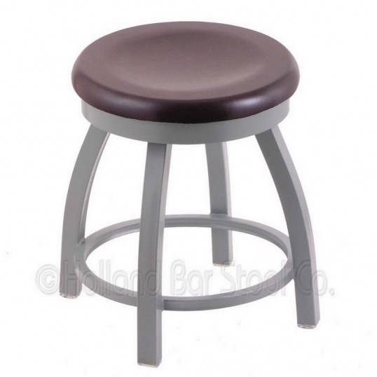 Holland Bar Stool Co 18 Inch 802 Misha Swivel Vanity With Slim Logo 18 Inch 802 Misha Swivel Vanity Stool With Wood Seat