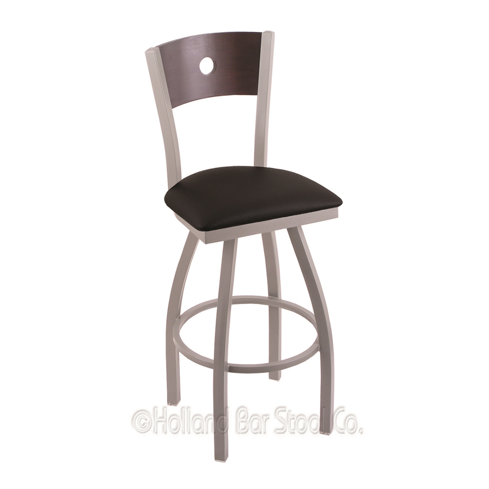 inch 830 Voltaire Swivel Bar Stool With Cushion
